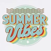 Summer Vibes Retro Cool Poster