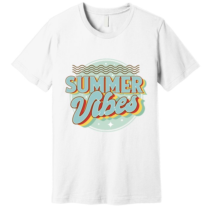 Summer Vibes Retro Cool Premium T-Shirt