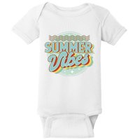 Summer Vibes Retro Cool Baby Bodysuit