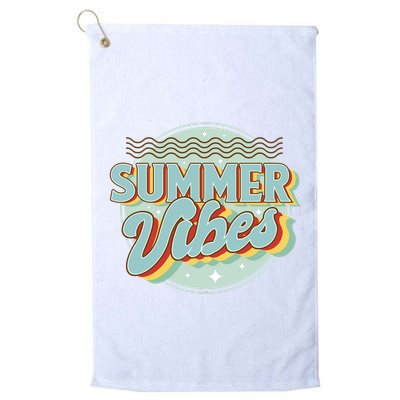 Summer Vibes Retro Cool Golf Towel