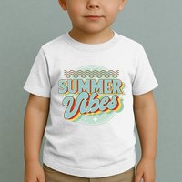 Summer Vibes Retro Cool Toddler T-Shirt