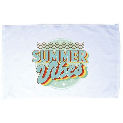 Summer Vibes Retro Cool Microfiber Hand Towel