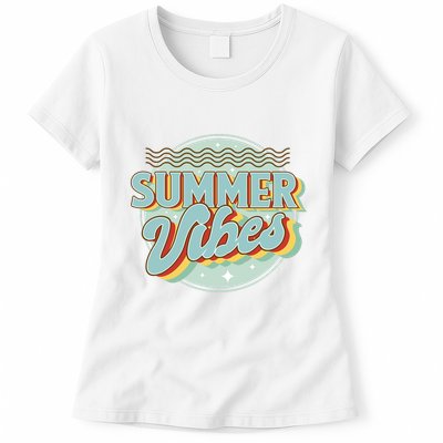 Summer Vibes Retro Cool Womens T-Shirt