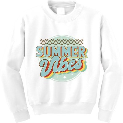 Summer Vibes Retro Cool Kids Sweatshirt