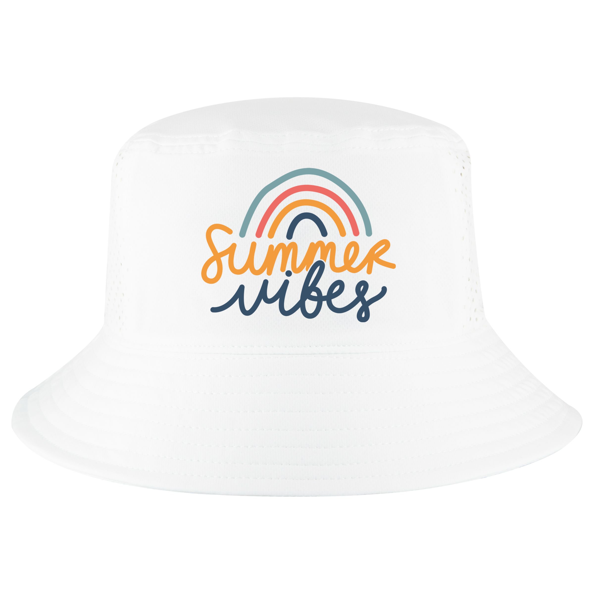 Summer Vibes Rainbow Cute Cool Comfort Performance Bucket Hat