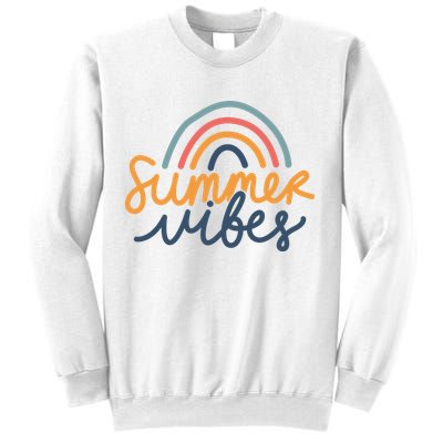 Summer Vibes Rainbow Cute Sweatshirt