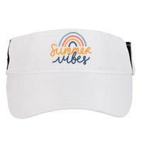 Summer Vibes Rainbow Cute Adult Drive Performance Visor
