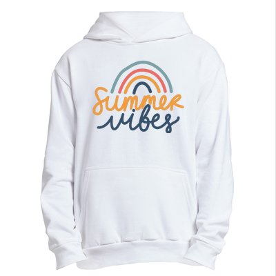 Summer Vibes Rainbow Cute Urban Pullover Hoodie