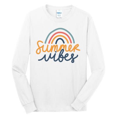 Summer Vibes Rainbow Cute Tall Long Sleeve T-Shirt