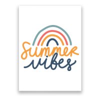 Summer Vibes Rainbow Cute Poster
