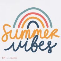 Summer Vibes Rainbow Cute Poster