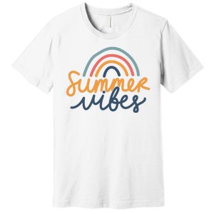 Summer Vibes Rainbow Cute Premium T-Shirt