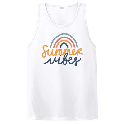 Summer Vibes Rainbow Cute PosiCharge Competitor Tank