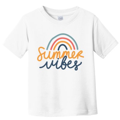 Summer Vibes Rainbow Cute Toddler T-Shirt