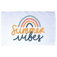 Summer Vibes Rainbow Cute Microfiber Hand Towel