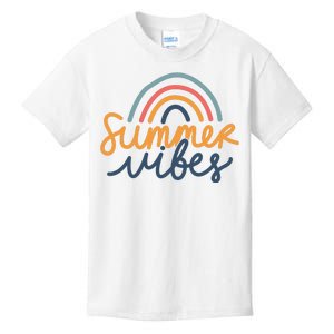 Summer Vibes Rainbow Cute Kids T-Shirt