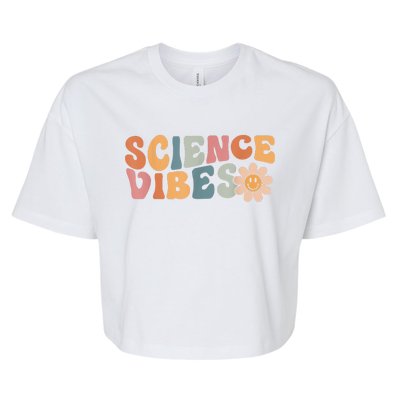 Science Vibes Science Teacher First Day Of School Bella+Canvas Jersey Crop Tee