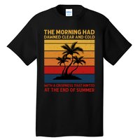 Summer Vacation Sunset Graphic Tall T-Shirt