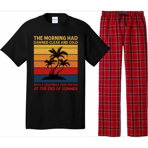 Summer Vacation Sunset Graphic Pajama Set