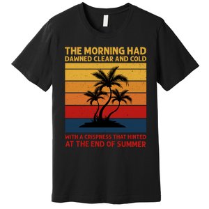 Summer Vacation Sunset Graphic Premium T-Shirt