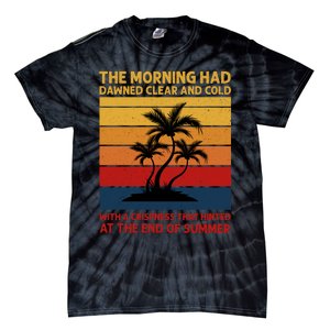 Summer Vacation Sunset Graphic Tie-Dye T-Shirt