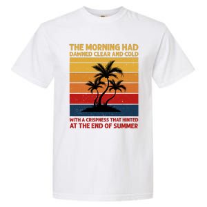 Summer Vacation Sunset Graphic Garment-Dyed Heavyweight T-Shirt