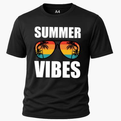 Summer Vibes Sunset Beach Tropical Performance Shirt
