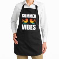 Summer Vibes Sunset Beach Tropical Apron