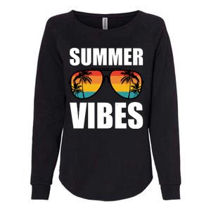 Summer Vibes Sunset Beach Tropical Womens California Wash Sweatshirt