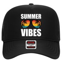 Summer Vibes Sunset Beach Tropical Trucker Hat