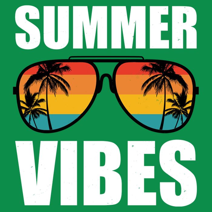 Summer Vibes Sunset Beach Tropical Tall T-Shirt