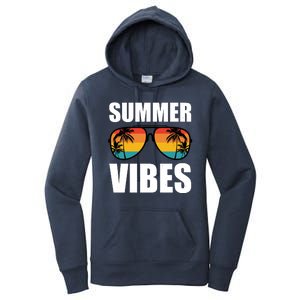 Summer Vibes Sunset Beach Tropical Women's Pullover Hoodie