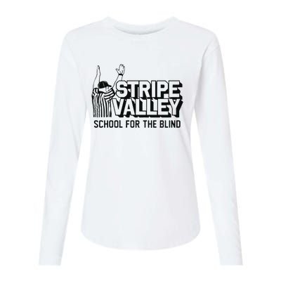 Stripe Valley School For The Blind Womens Cotton Relaxed Long Sleeve T-Shirt