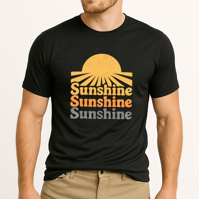 Sunshine Vibes Cooling Performance Crew T-Shirt