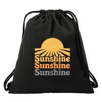 Sunshine Vibes Drawstring Bag