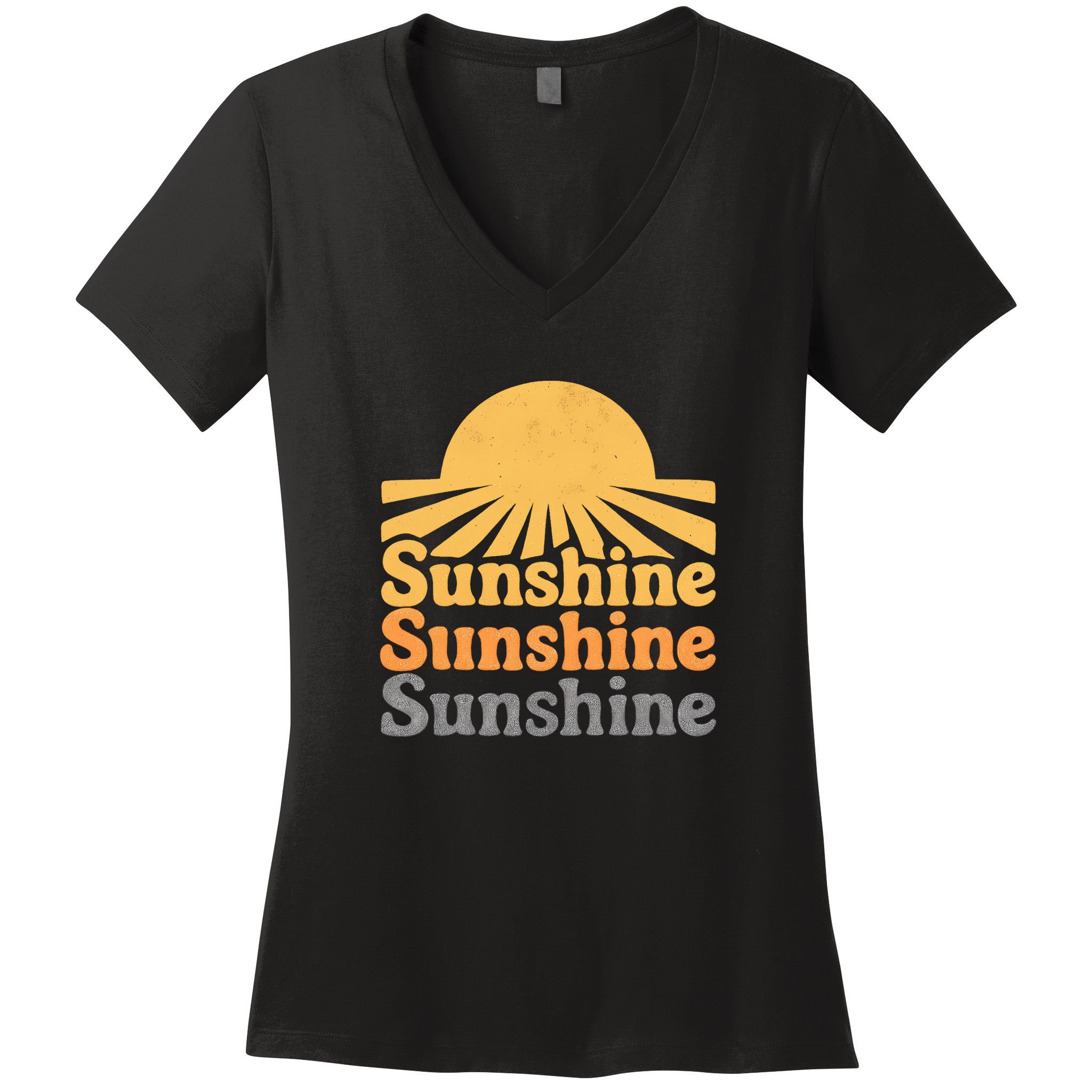 Sunshine Vibes Women's V-Neck T-Shirt
