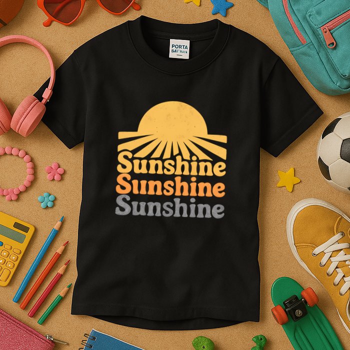 Sunshine Vibes Kids T-Shirt