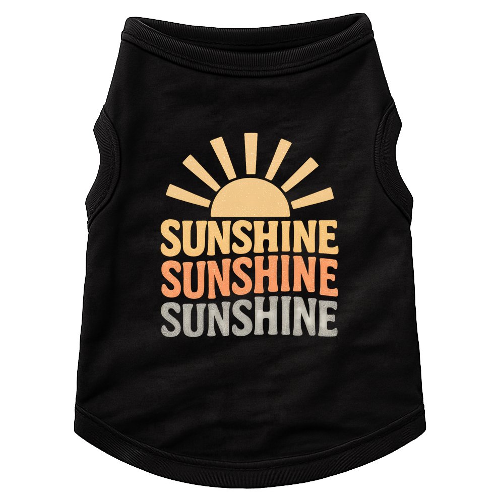 Sunshine Vibes Doggie Tank