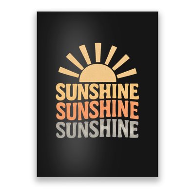 Sunshine Vibes Poster