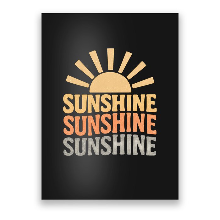Sunshine Vibes Poster
