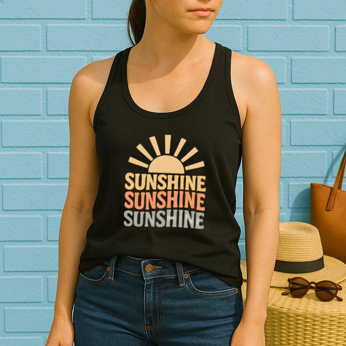 Sunshine Vibes Womens Tank Top