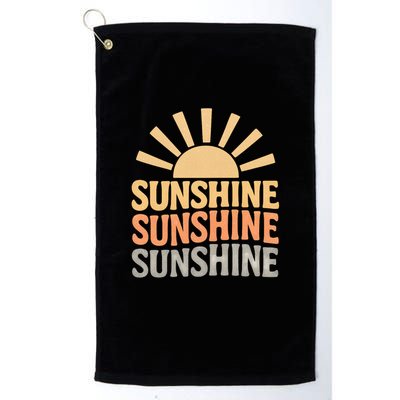 Sunshine Vibes Golf Towel