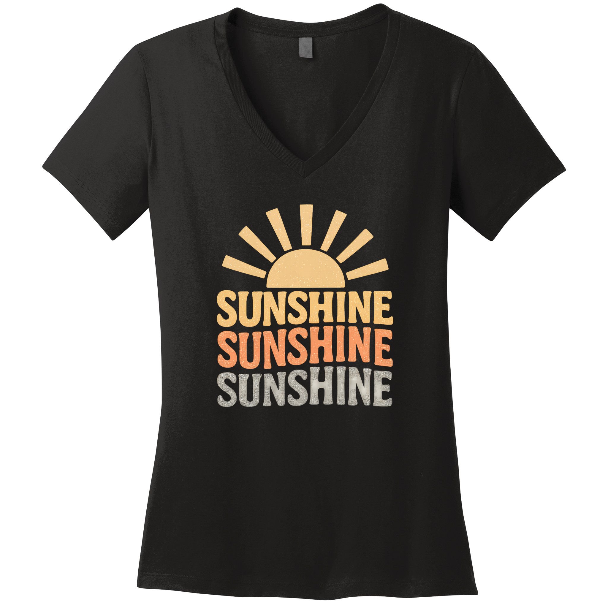 Sunshine Vibes Women's V-Neck T-Shirt