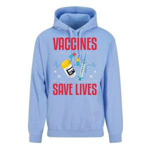 Support Vaccines Save Lives Nursing School Nurses Day Unisex Surf Hoodie