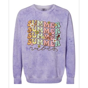 Summer Vacation Colorblast Crewneck Sweatshirt