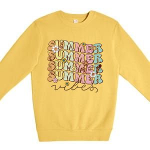 Summer Vacation Premium Crewneck Sweatshirt