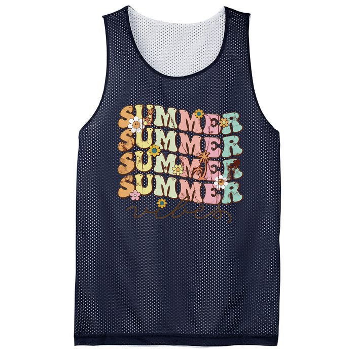 Summer Vacation Mesh Reversible Basketball Jersey Tank