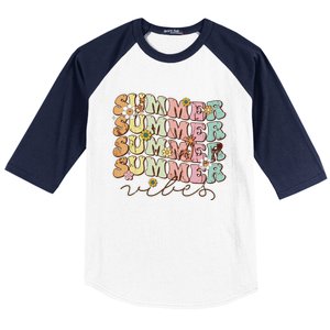 Summer Vacation Baseball Sleeve Shirt