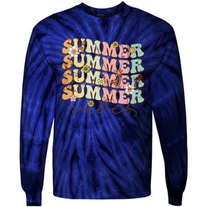 Summer Vacation Tie-Dye Long Sleeve Shirt