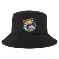Summerween Vibes Skeleton Flamingo Float Summer Halloween Cool Comfort Performance Bucket Hat